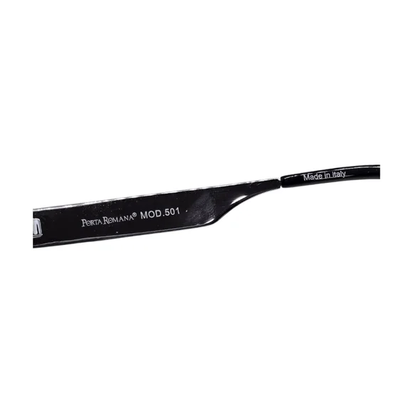 Porta Romana silver Sunglasses with blue lenses display picture 3